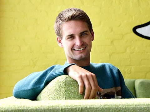 In this file picture, Snapchat Co-founder Evan Spiegel  (Photo | AP)