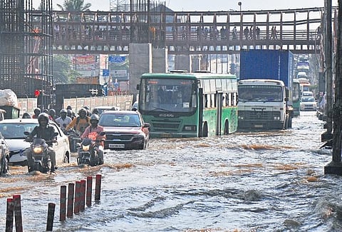 Last week’s heavy downpour handicapped the IT corridor in Bengaluru. (Photo | Vinod Kumar T | EPS)