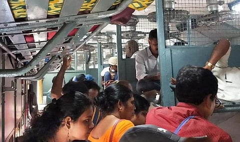 The train (16722) departs from Madurai at 7.25am and reaches Coimbatore at 12.45 pm.