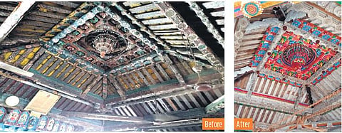 INTACH restores and recreates Charchika shrine’s carved canopy in Odisha