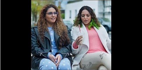 Huma Qureshi and Sonakshi Sinha in 'Double XL' (Photo |  Huma Qureshi @ Twitter)