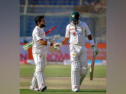 Babar Azam and Mohammad Rizwan. (Photo | ANI)