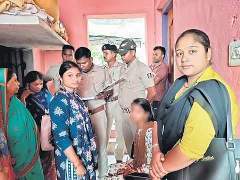 Child marriage prevention committee members prevent wedding of a girl in the district