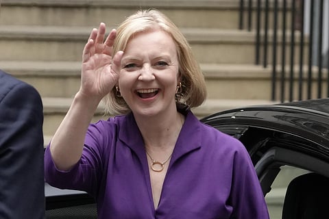 Truss, Britain’s foreign secretary, was named winner on Monday in the contest to replace the scandal-plagued Boris Johnson as Conservative Party leader and the country's prime minister. (Photo | AP)