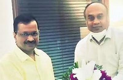 Brijesh Kalappa with AAP chief and Delhi CM Arvind Kejriwal | FILE