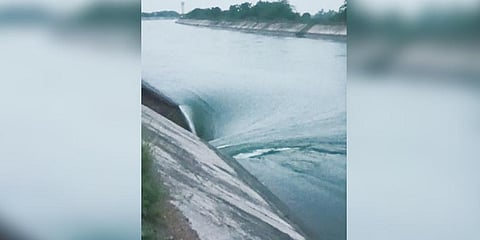 Nagarjunasagar left canal breaches