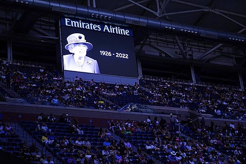 A moment of silence is observed for Queen Elizabeth II (Photo | AP)