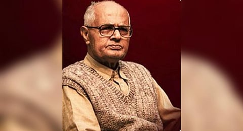 Eminent Assamese writer and Jnanpith awardee Nilmani Phookan (Photo | Twitter)