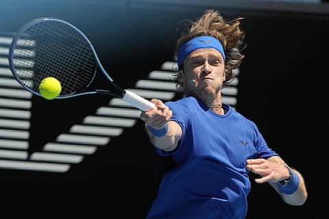 Andrey Rublev of Russia (Photo | AP)