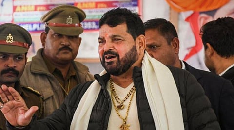 Wrestling Federation of India (WFI) president Brij Bhushan Singh. (Photo | PTI)