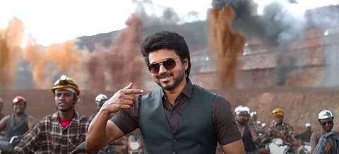 Thalapathy Vijay in the recently released film 'Varisu'.