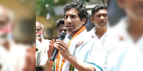 National Co-coordinator of AICC Social Media Anil K Antony.(Photo | Facebook, Anil K Antony)