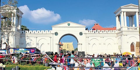 A fort to protect the temple