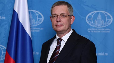 Russian Ambassador to India, Denis Alipov. (Photo | Russian Embassy Twitter)