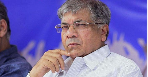 VBA leader Prakash Ambedkar. (Photo | PTI)