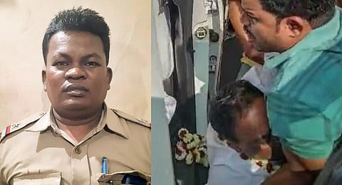 Health Minister Naba Kishore Das (right) succumbed to bullet injuries hours after he was shot at by ASI Gopal Das (left).