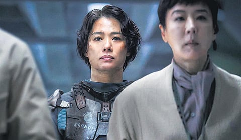 A still from the movie 'Jung_E'