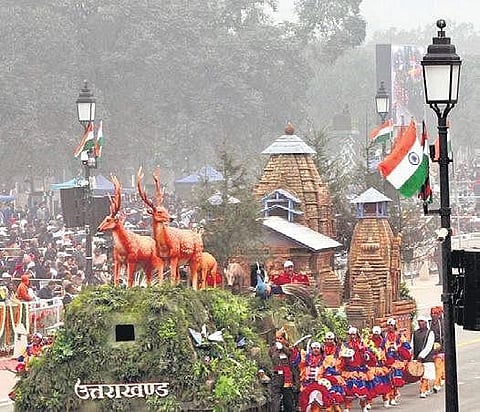 Uttarakhand tableau wins top prize in R-Day parade.