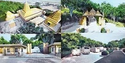 The master plan of Sikharchandi temple