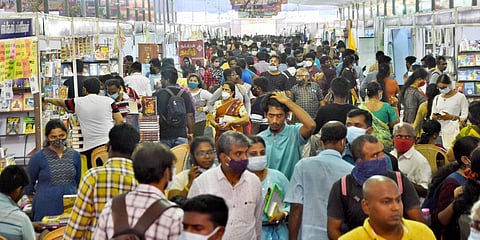 File photo of the 45th Chennai Book Fair at YMCA Grounds in Nandanam. (Photo| Ashwin Prasath, EPS)
