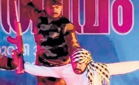A scene from the controversial dance-dram