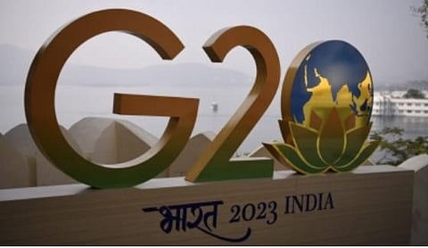 Indian G20 Presidency logo used for representation purpose. (File photo | IANS)