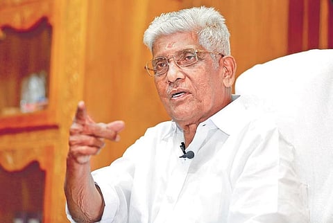 G Sukumaran Nair, general secretary of the Nair Service Society 