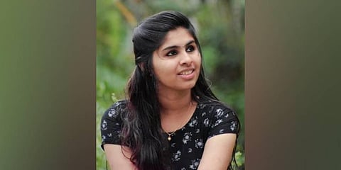 Anjushree Parvathi, the deceased 19-year-old girl from Kasaragod. (Photo | Special Arrangement)