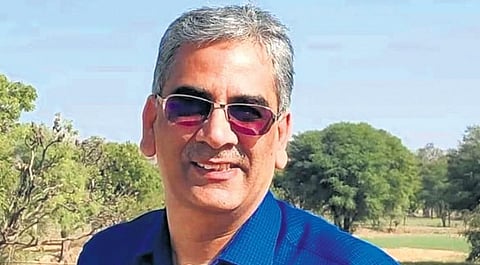 AK Bhagi, president of Delhi University Teachers Association. (Photo | Express)