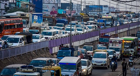 Amid festive cheer, traffic woes for Bhubaneswar