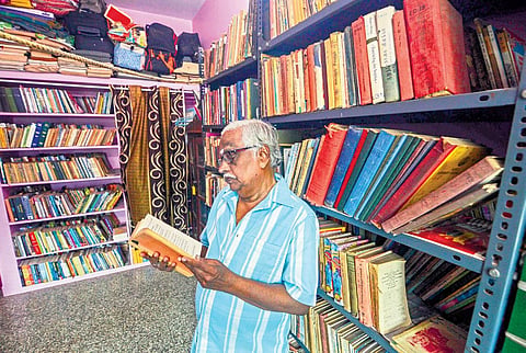 Two-time state awardee folklorist AK Perumal has been documenting folklores for more than 40 years. (Photo | V Karthikalagu)