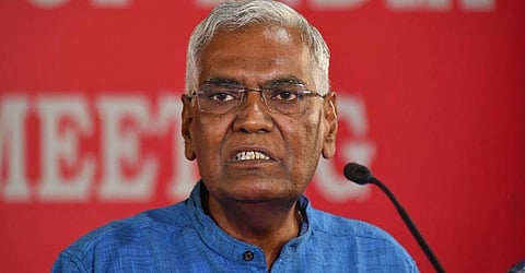 CPI leader D Raja.