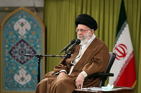 FILE - Iran's Supreme Leader Ayatollah Ali Khamenei speaks during a meeting in Tehran, Nov. 26, 2022. (Photo | AP)