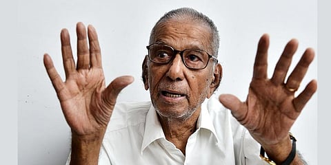 Veteran CPM leader and freedom fighter N Sankaraiah. (File photo)