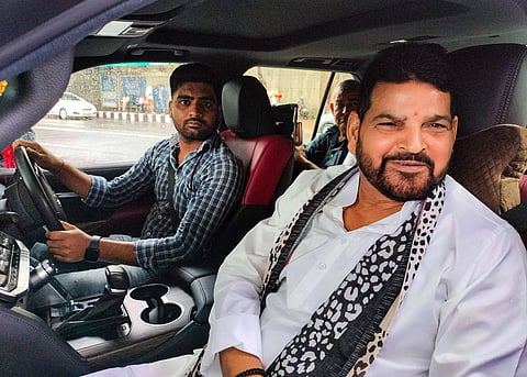 Former WFI chief Brij Bhushan Sharan Singh (PTI)