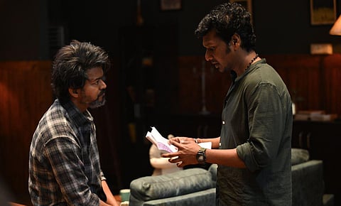 Filmmaker Lokesh Kanakaraj with Actor Vijay | Twitter