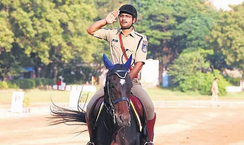 Antriksh Jain is the winner of Tonk Cup for Equitation