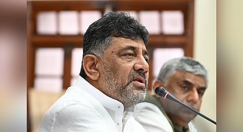 Karnataka Deputy Chief Minister DK Shivakumar.