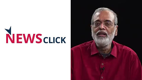 Prabir Purkayastha, the founder and editor-in-chief of NewsClick. 