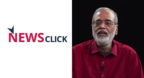 Prabir Purkayastha, the founder and editor-in-chief of NewsClick. (Photo | NewsClick.in)