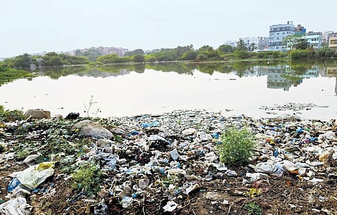 A view of Pariki Cheruvu in Gajularamaram in Hyderabad | Vinay Madapu