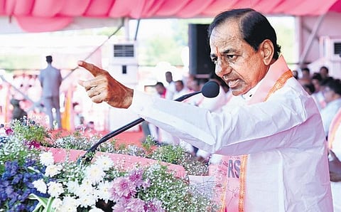 File image of BRS supremo K Chandrasekhar Rao.