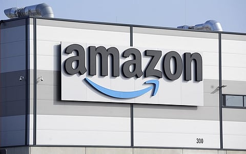 An Amazon company logo (AP)