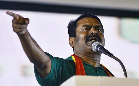 Naam Tamilar Katchi (NTK) party chief coordinator Senthamizhan Seeman. (File Photo | Debadatta Mallick, EPS)