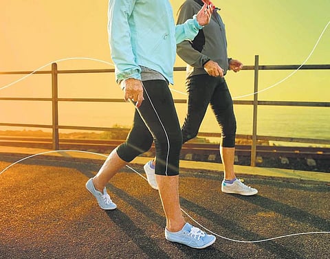 Step up the walk