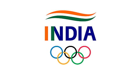 The logo of Indian Olympic Association (IOA), used for representative purposes only.