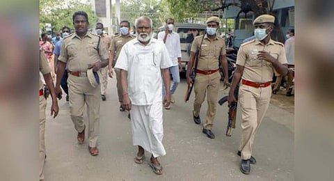 One of the four convicts Santhan.