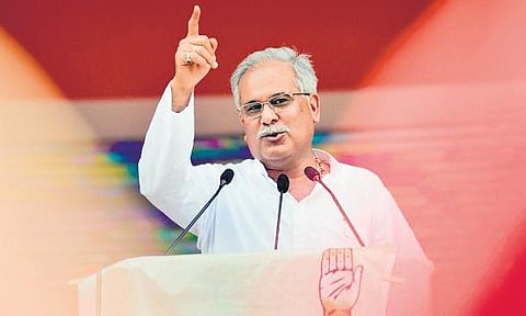 Chhattisgarh Chief Minister Bhupesh Baghel. (Photo | PTI)