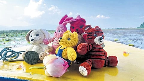 Many takers for dolls crocheted in Manipur’s relief camp.
