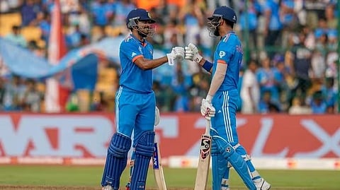 The likes of Shreyas Iyer and KL Rahul both appear to be coming into form at the right time following their centuries against Netherlands. (Photo | AP)
